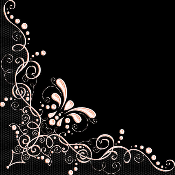 Elegant Black Lace Pattern