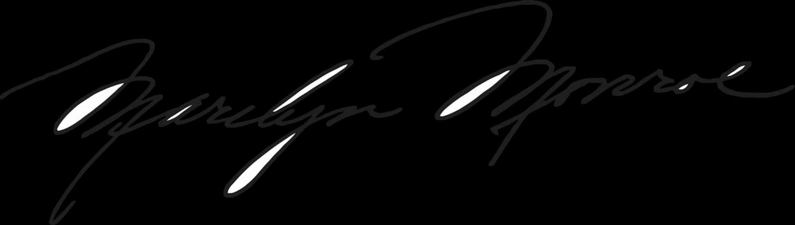 Elegant Black Signature