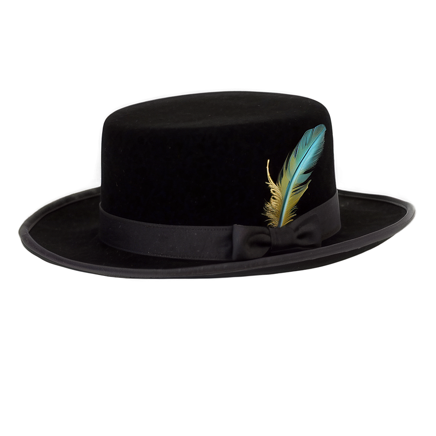 Elegant Black Top Hat Png 05042024