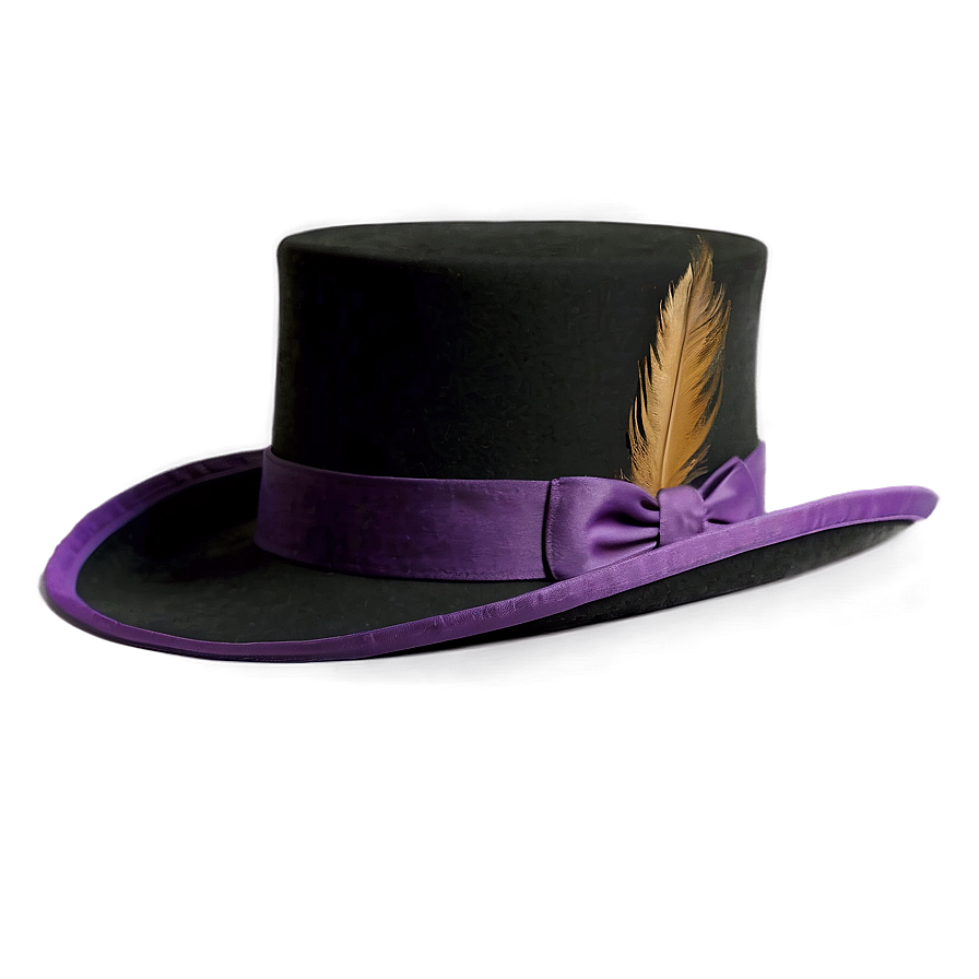 Elegant Black Top Hat Png Ssl