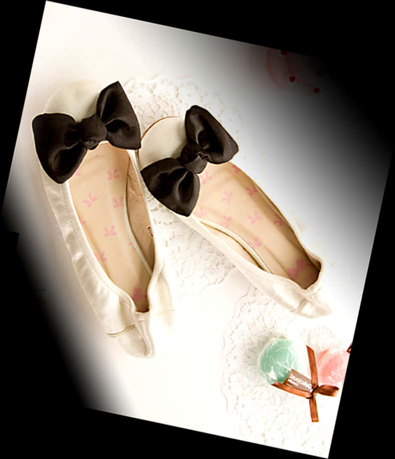 Elegant Bow Flats Product Photography