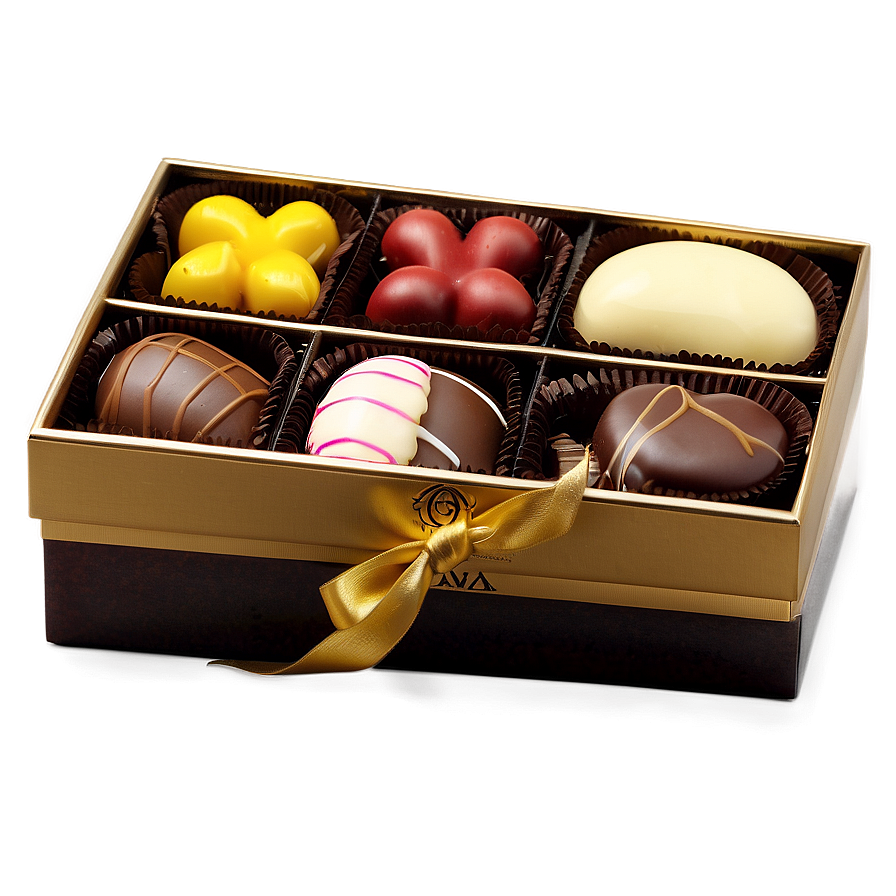 Elegant Box Of Chocolates Png Mwn92