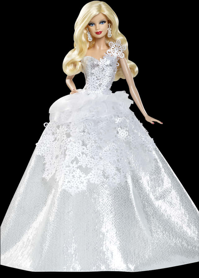 Elegant Bridal Barbie Doll