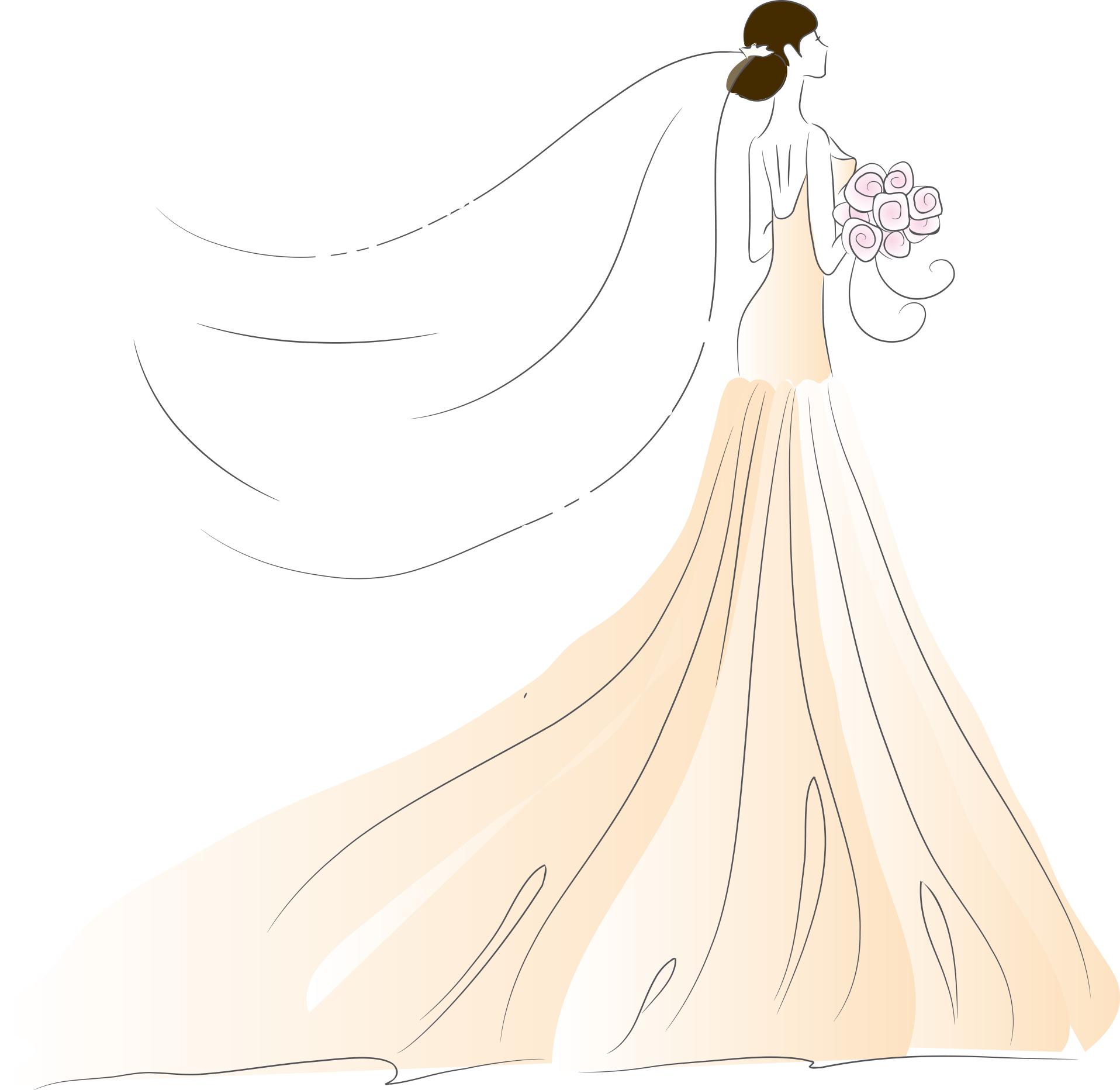 Elegant Bride Illustration