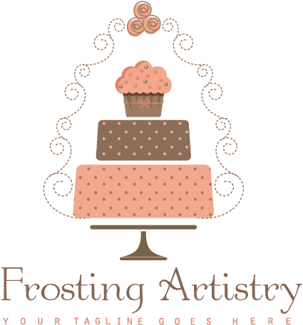 Elegant Cake Logo Design