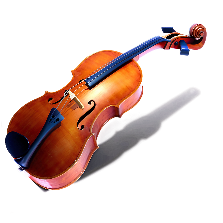 Elegant Cello Design Png Hpf