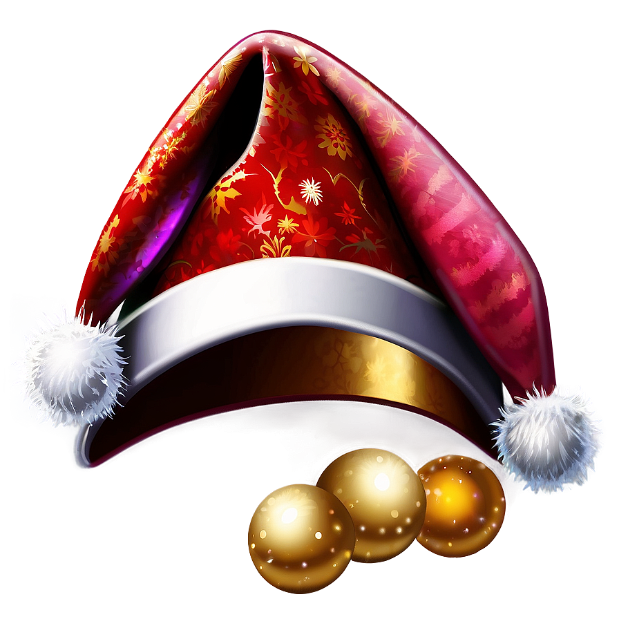Elegant Christmas Hat Png 04292024