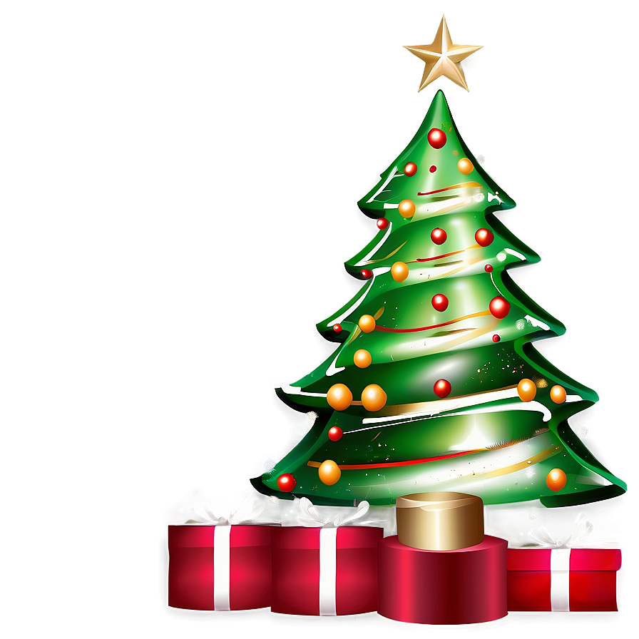 Elegant Christmas Tree Png Lgs66