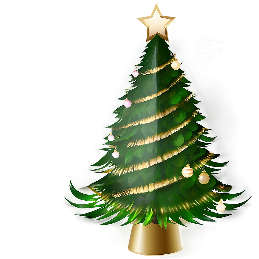 Elegant Christmas Tree Transparent Png Avg30