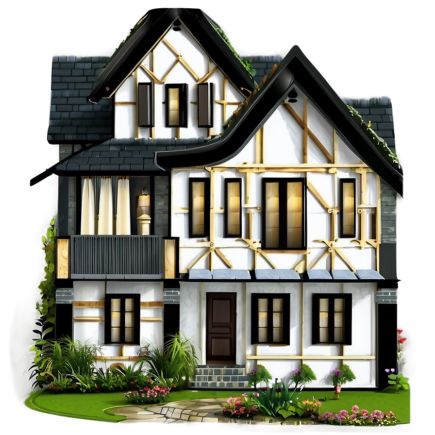 Elegant Cottage Architecture Png 29