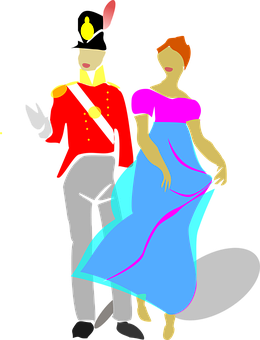 Elegant Couple Illustration