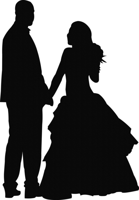 Elegant Couple Silhouette