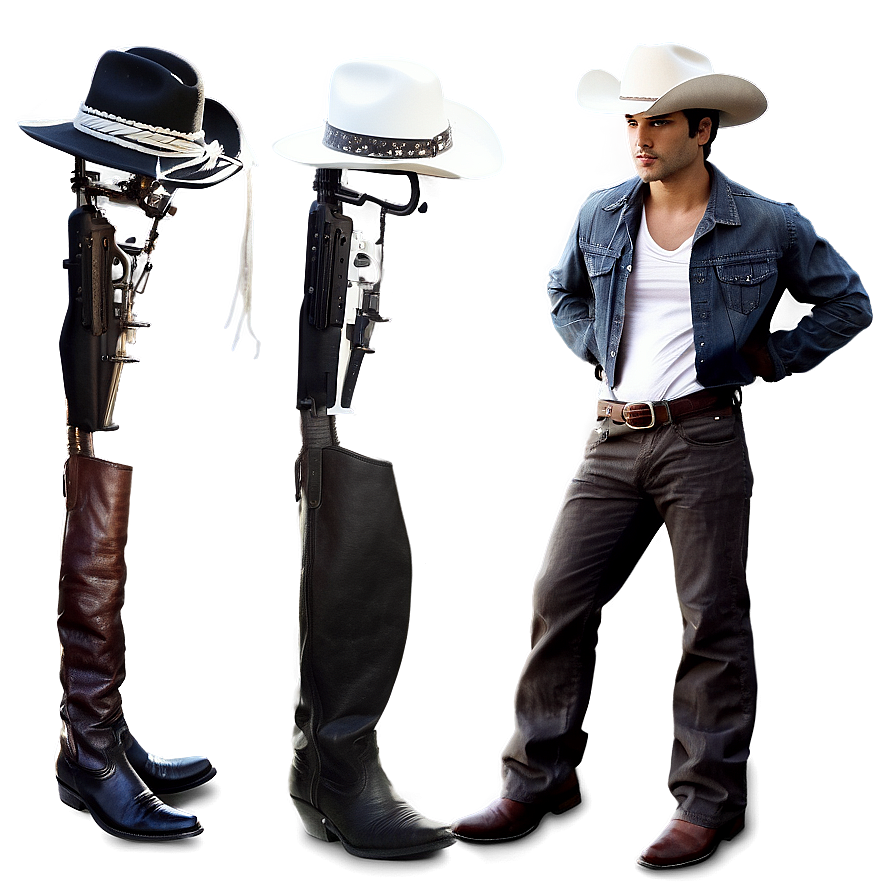 Elegant Cowboy Png 05212024