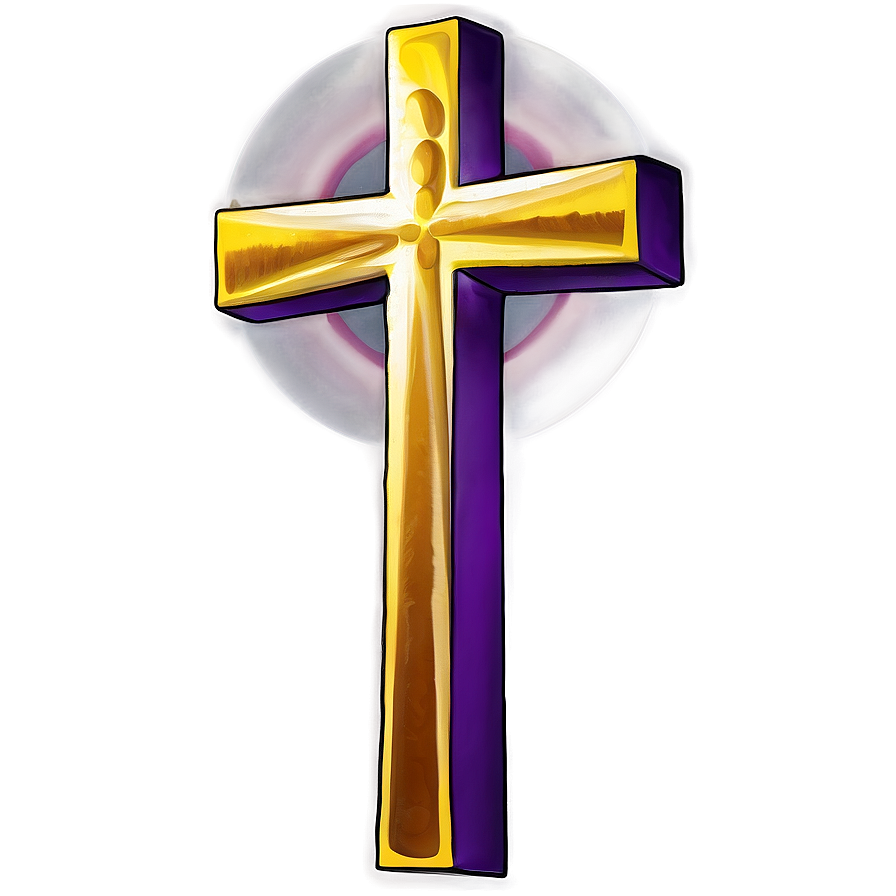 Elegant Cross Design Png 04302024