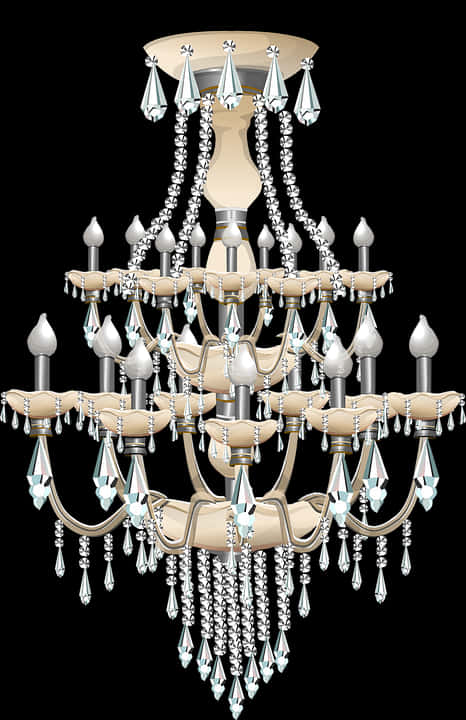 Elegant Crystal Chandelier Design