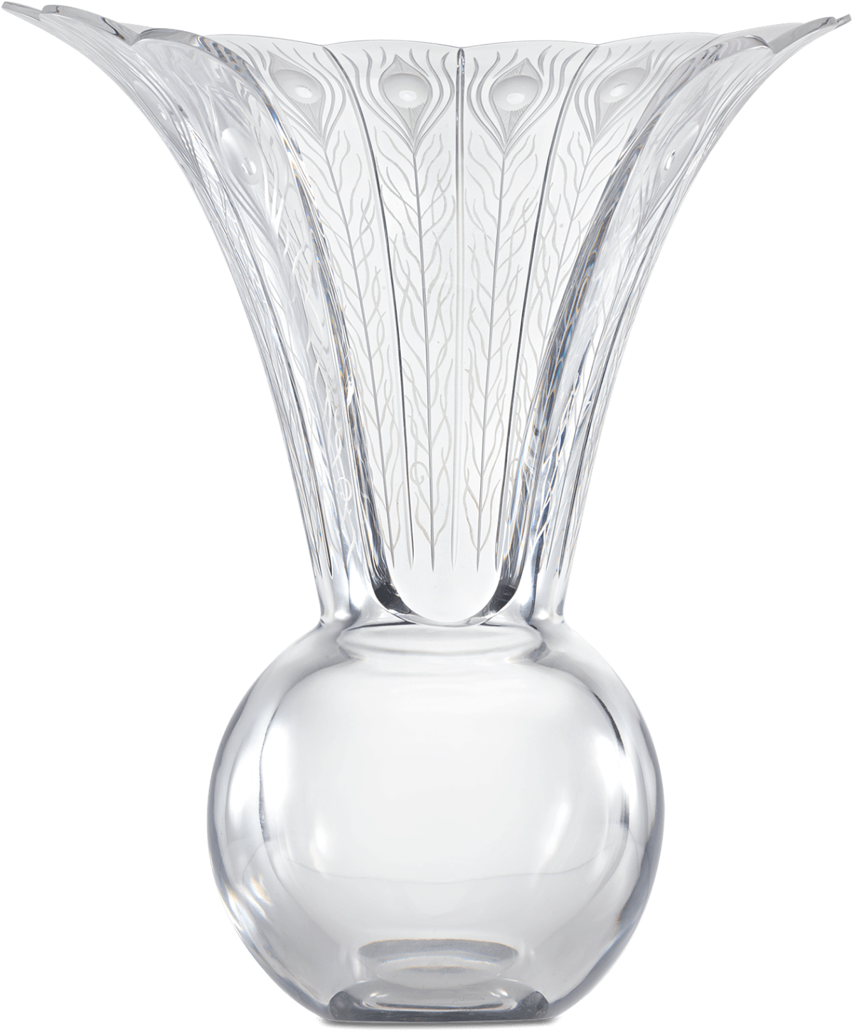 Elegant Crystal Vase Baccarat Design