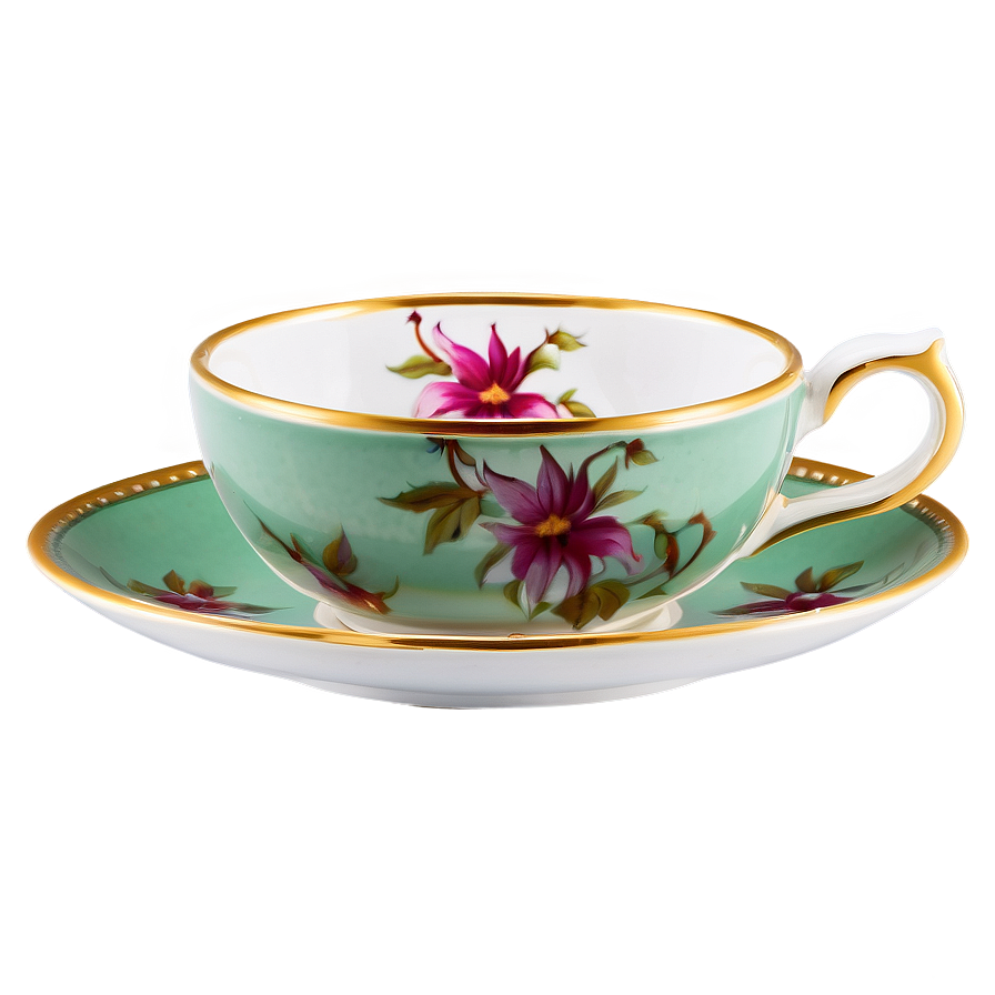 Elegant Cup And Saucer Png 05242024