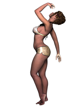 Elegant Dance Pose Woman