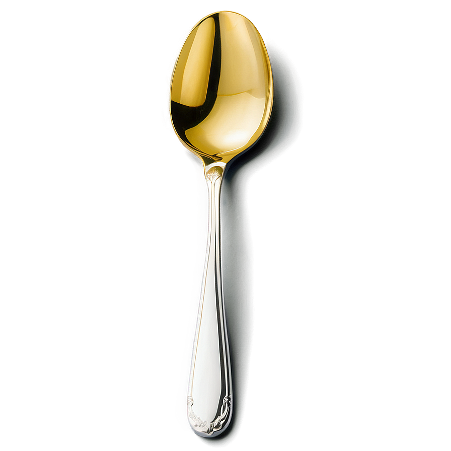 Elegant Dessert Spoon Png Cyh