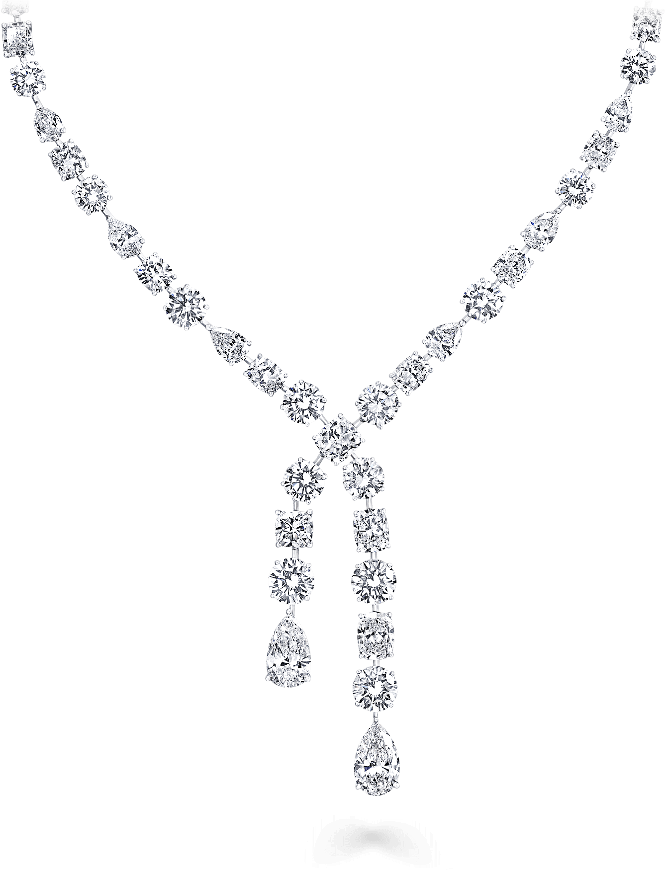 Elegant Diamond Drop Necklace