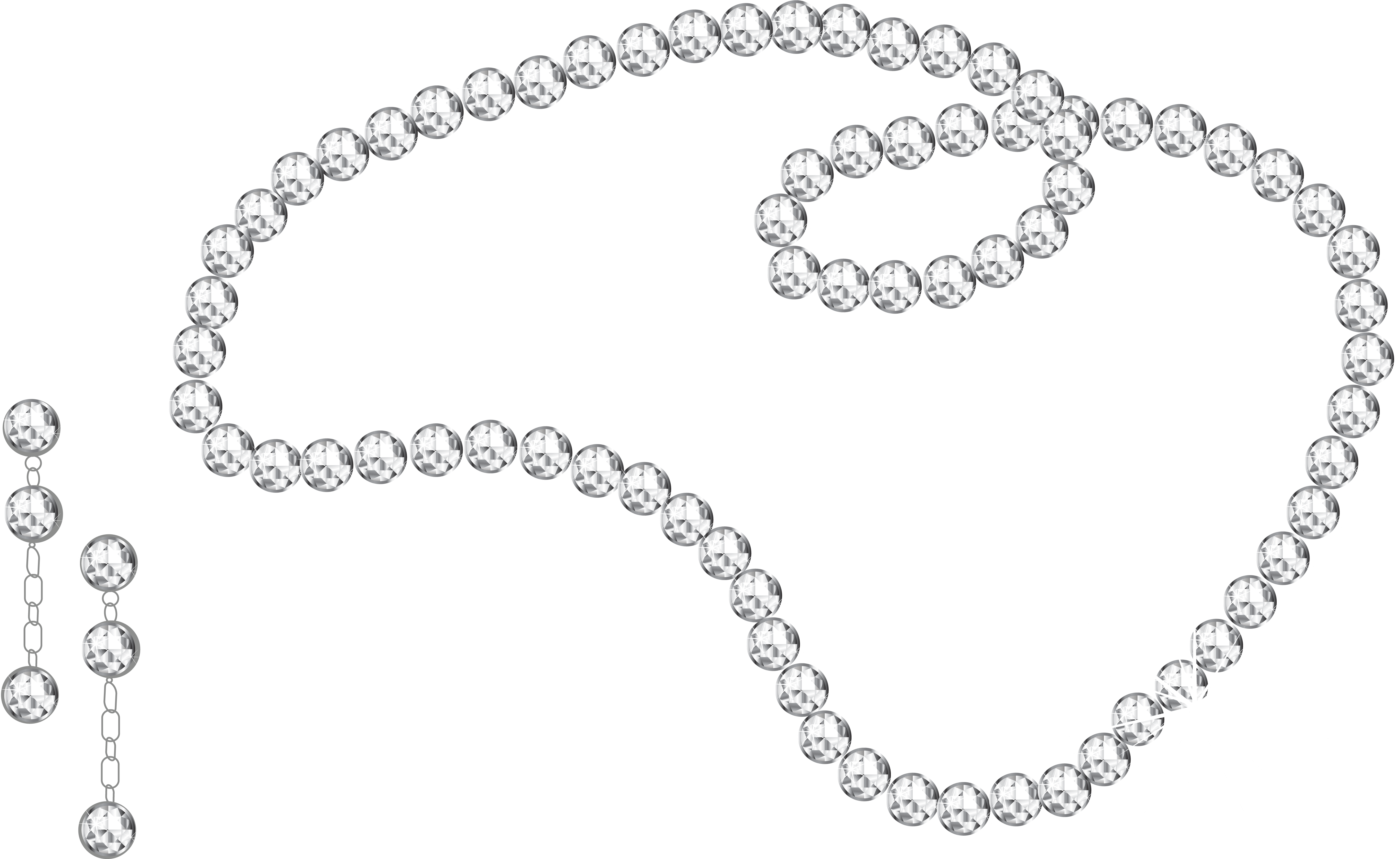 Elegant Diamond Necklace Design