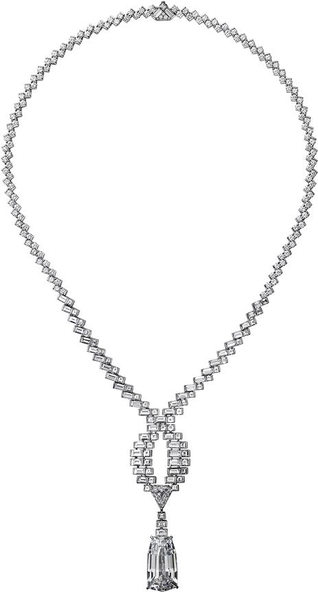 Elegant Diamond Necklacewith Pendant