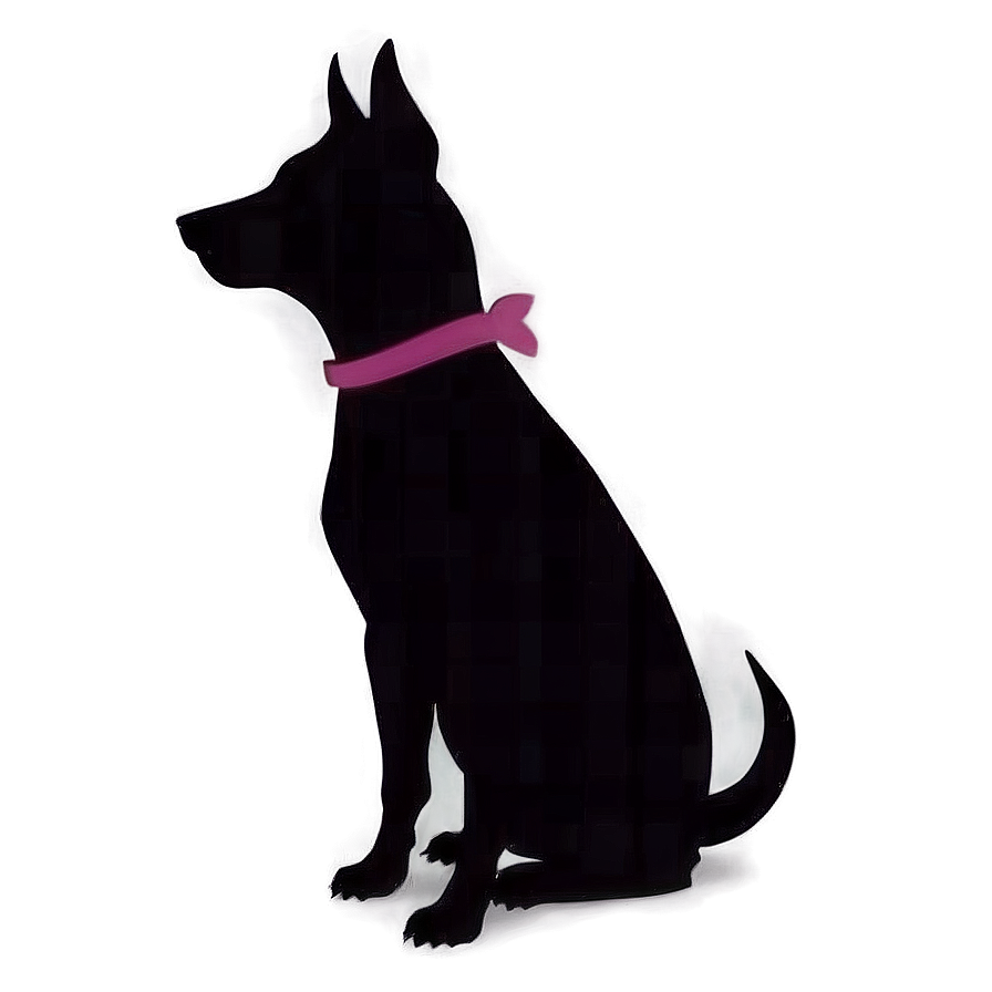 Elegant Dog Silhouette Png Rdq