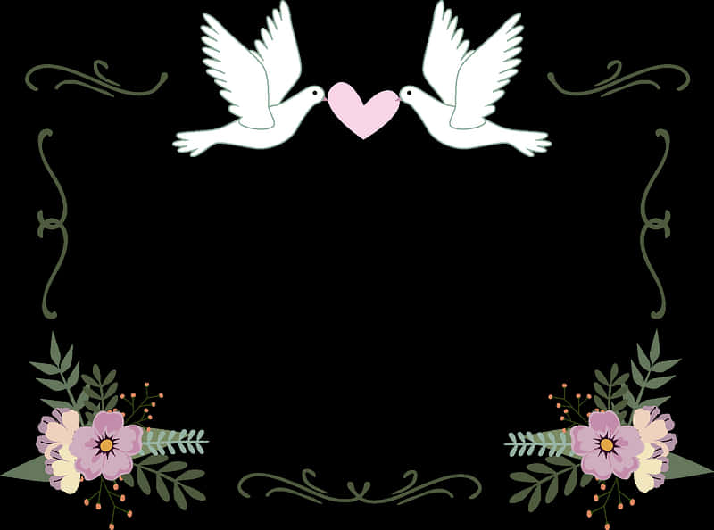 Elegant Dove Wedding Invitation Design