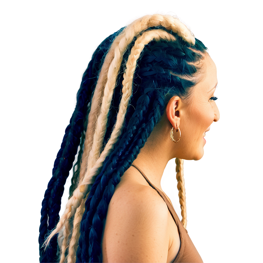 Elegant Dreads Hairstyling Png 05242024