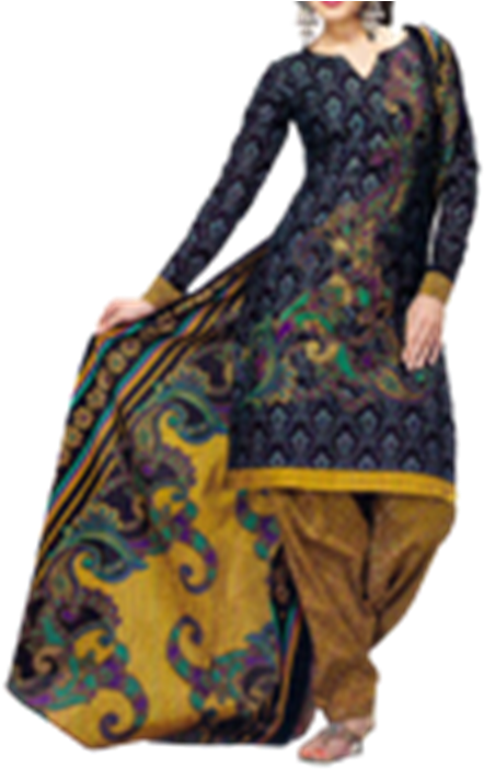 Elegant Embroidered Salwar Suit