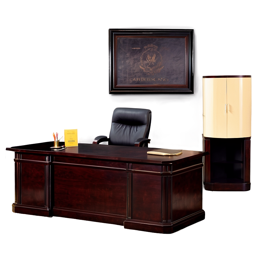 Elegant Executive Desk Png 05042024