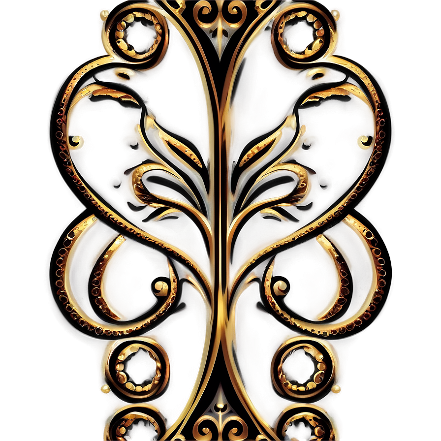 Elegant Filigree Design Png Pfl2