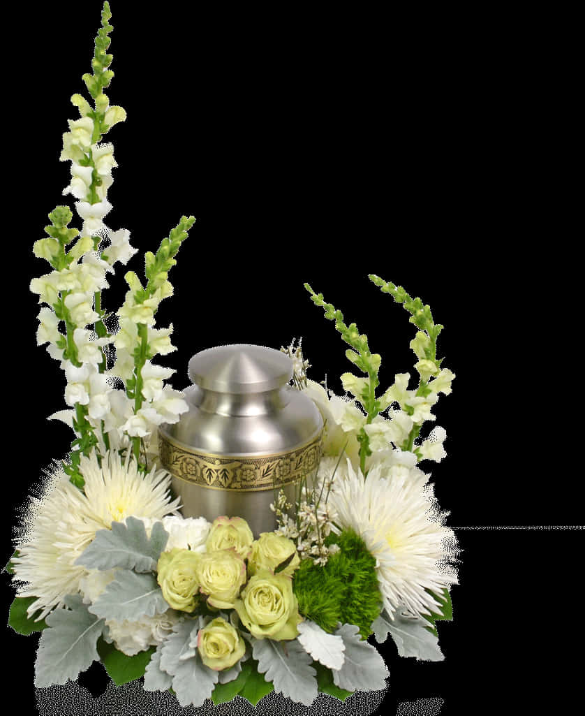 Elegant Floral Arrangementwith Urn