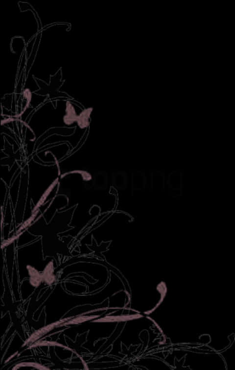 Elegant Floral Design Wedding Card Background