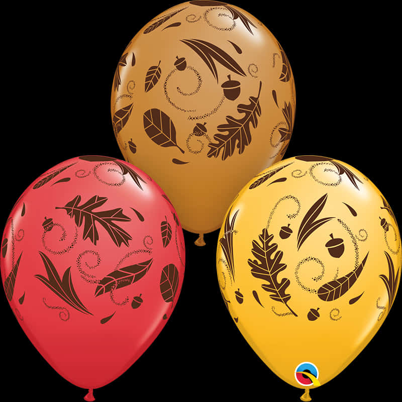 Elegant Floral Print Balloons