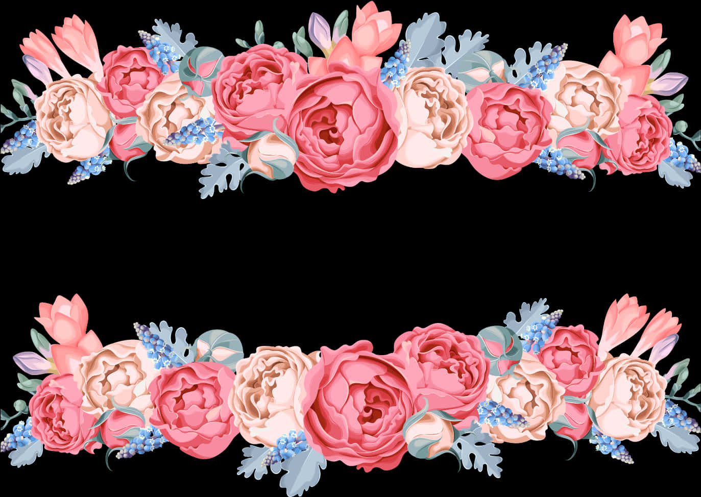 Elegant Floral Vector Banner