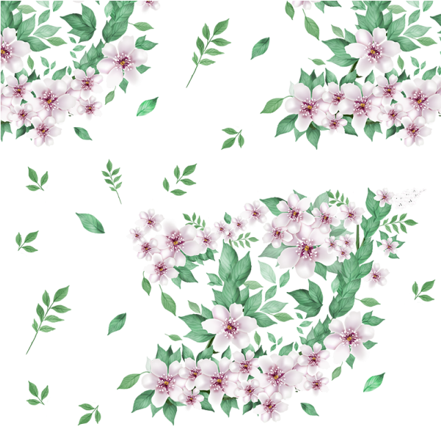 Elegant Floral Vector Pattern