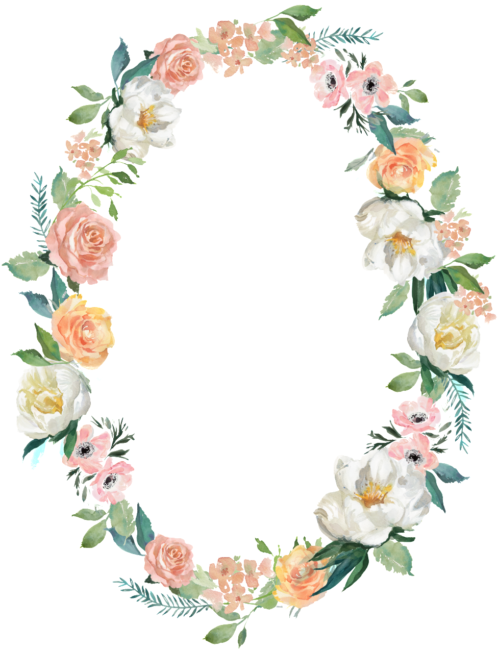 Elegant Floral Wreath Design