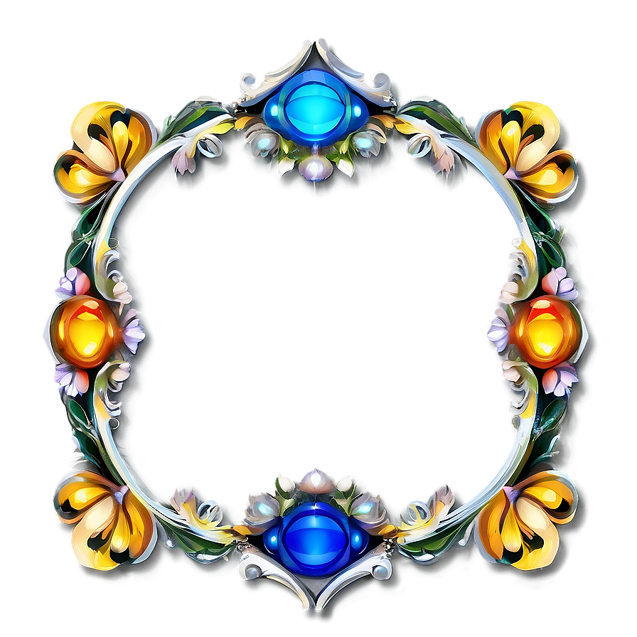 Elegant Frame Design Png 32