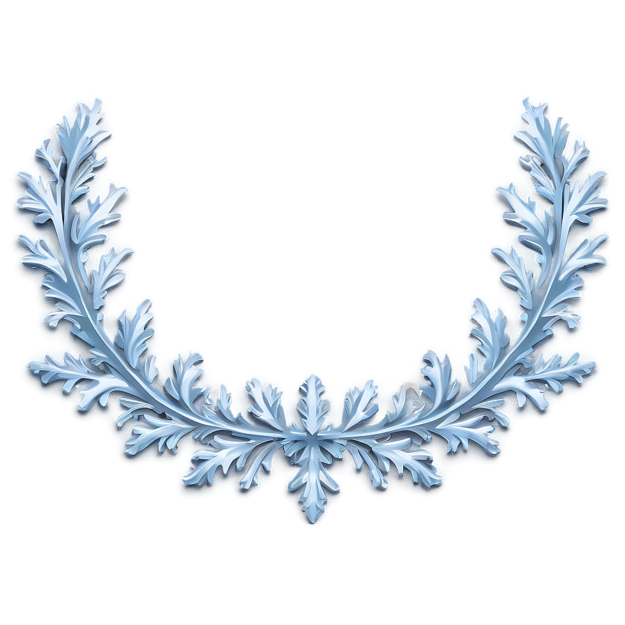 Elegant Frost Border Png 06282024