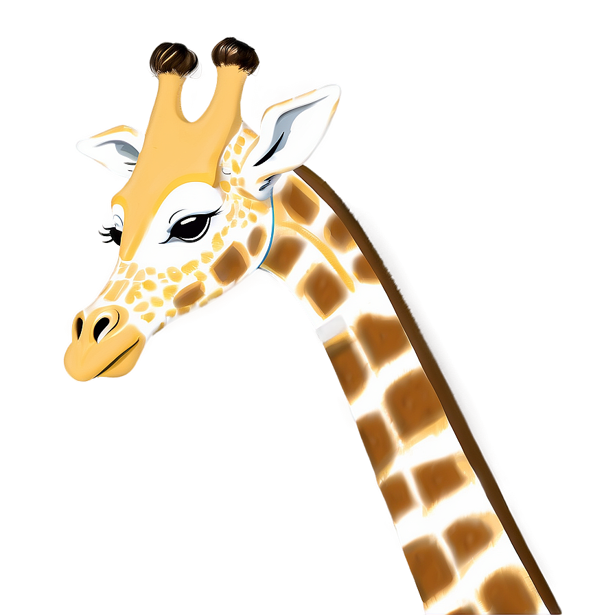 Elegant Giraffe Sketch Png Sxs61