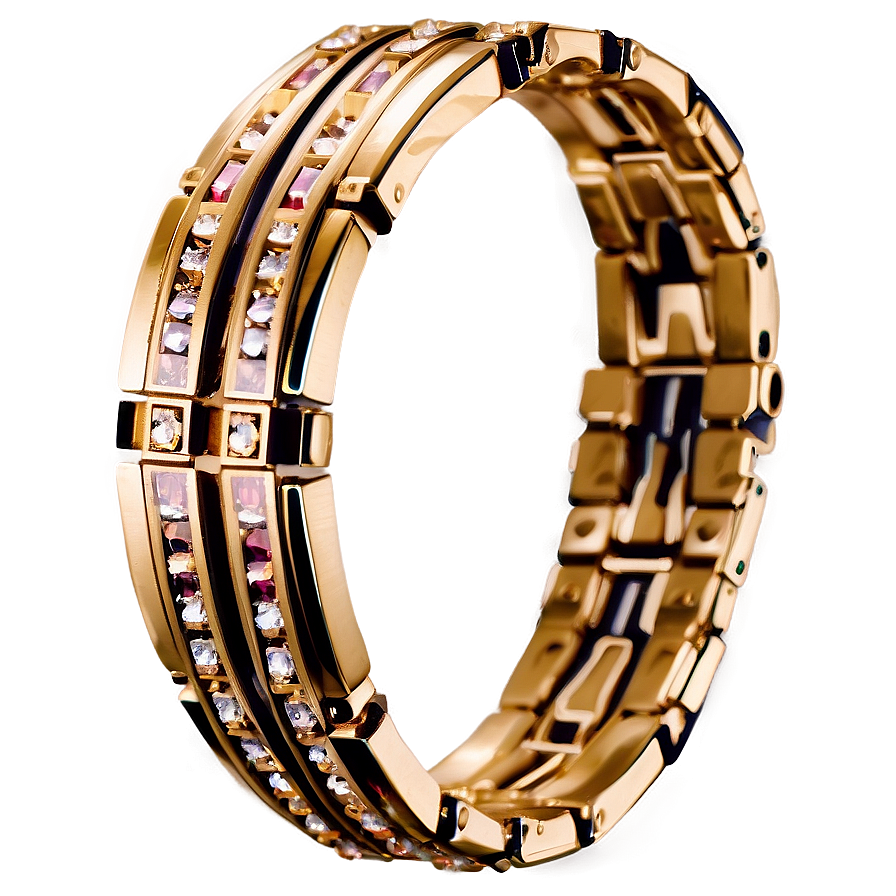 Elegant Gold Bracelet Png 15