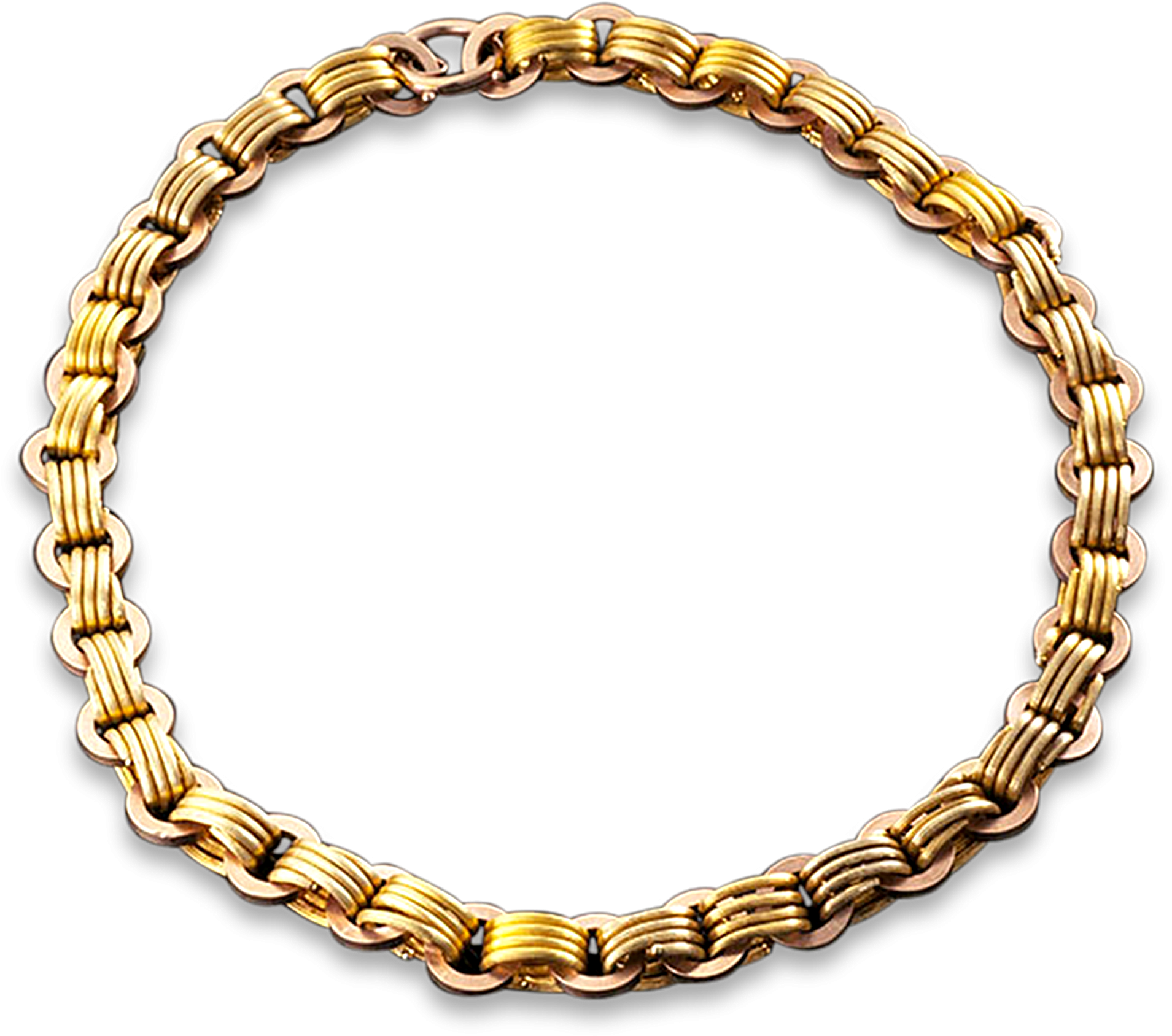 Elegant Gold Chain Circle