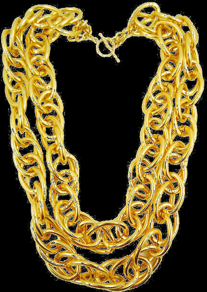 Elegant Gold Chain Necklace