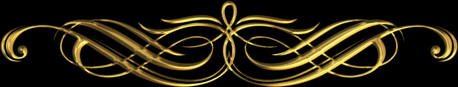 Elegant Gold Flourish Design