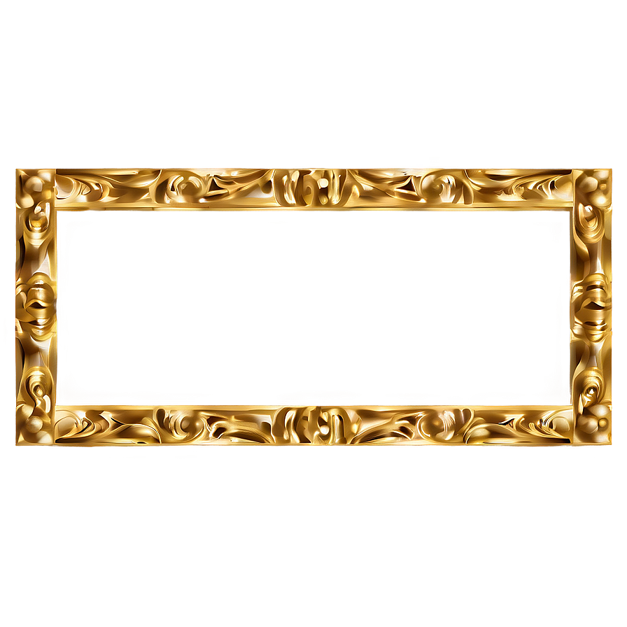 Elegant Gold Frame Png 99