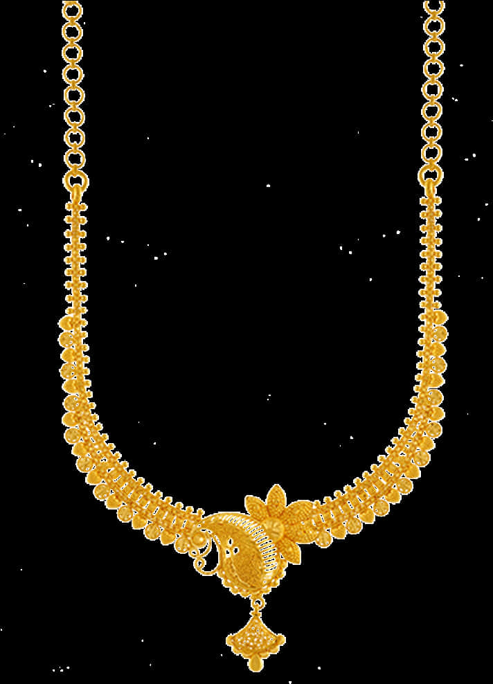 Elegant Gold Necklace Design
