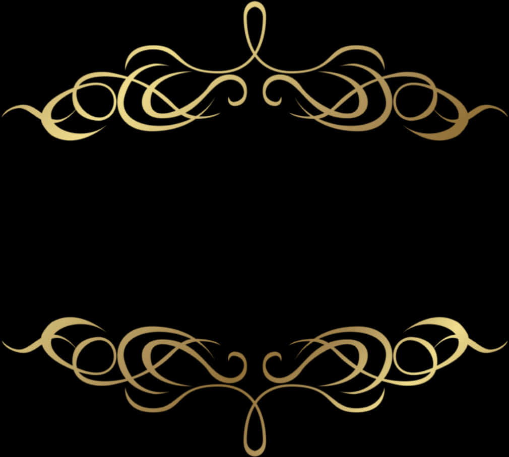 Elegant Gold Scroll Design
