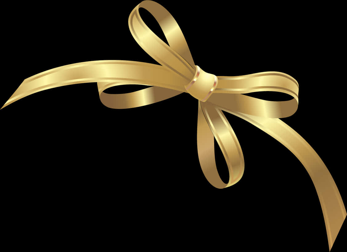 Elegant Golden Ribbon