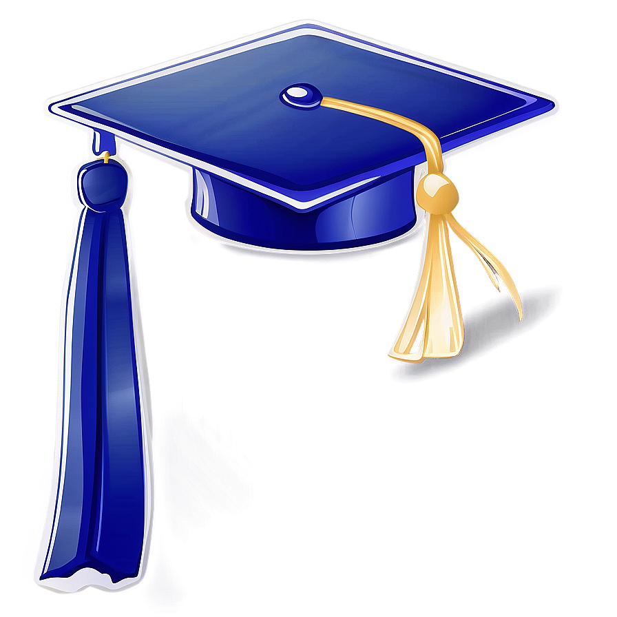 Elegant Graduation Cap Clipart 06262024